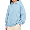 Damen Kapuzenpullover mit Tasche, Farbiger Pullover