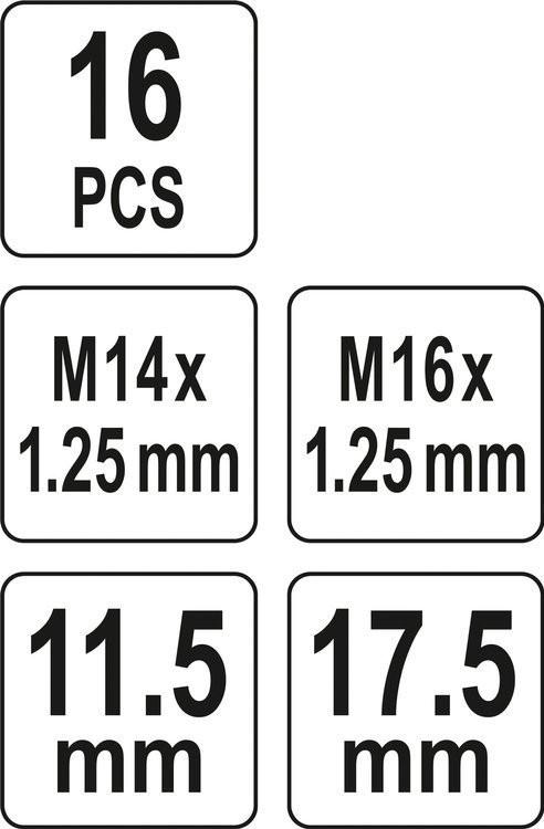 YT-17580 YATO SPARK PLUG REPAIR KIT