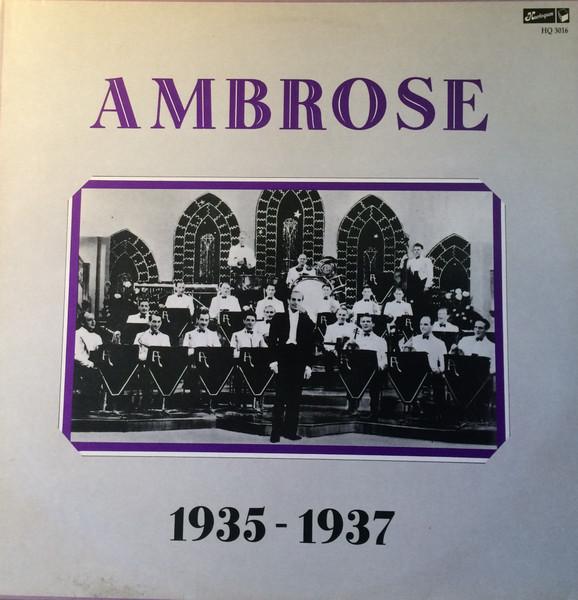 

LP Record BERT AMBROSE - 1935-1937 HQ3016 Harlequin 1988 UK Jazz Used