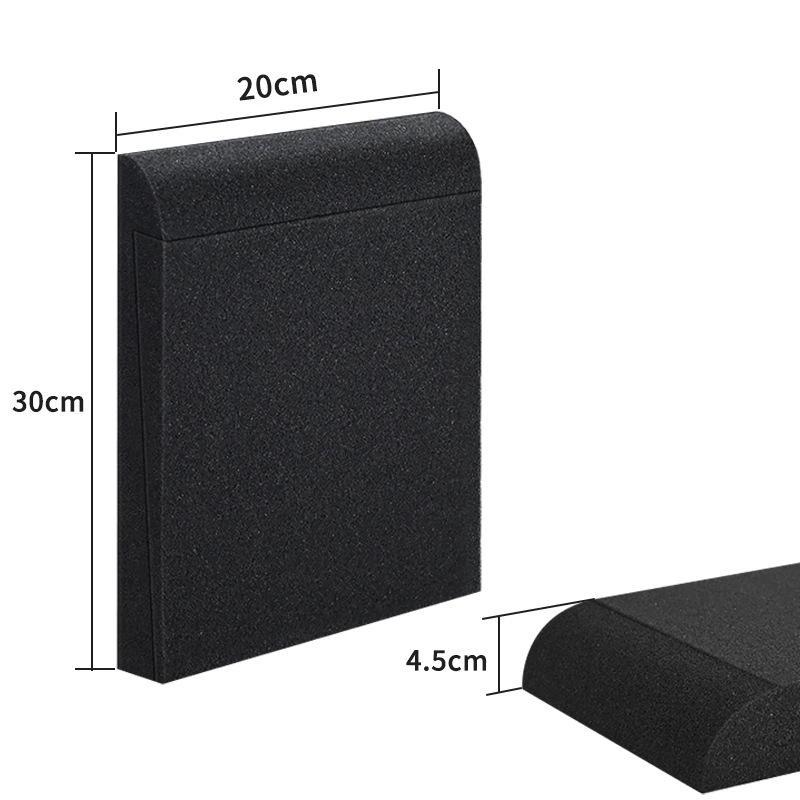 1 Sada 30X20X4.5Cm Pěnové Podložky pro Akustickou Izolaci s Vysokou Hustotou Izolační Podložky pro Studio Monitorové Reproduktory Zvukotěsné Panely