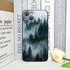 Vintage Green Forest Landscape Pattern Phone Case for iPhone 17 16 12 11 14 13 15 Pro Max Mini X XS MAX XR 7 8 14Plus Soft Cover