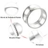 5 Piece Smooth Metallic Sphere Napkin Holders Holiday Dining Decors for Holiday Dining and Contemporary Tabletop Display
