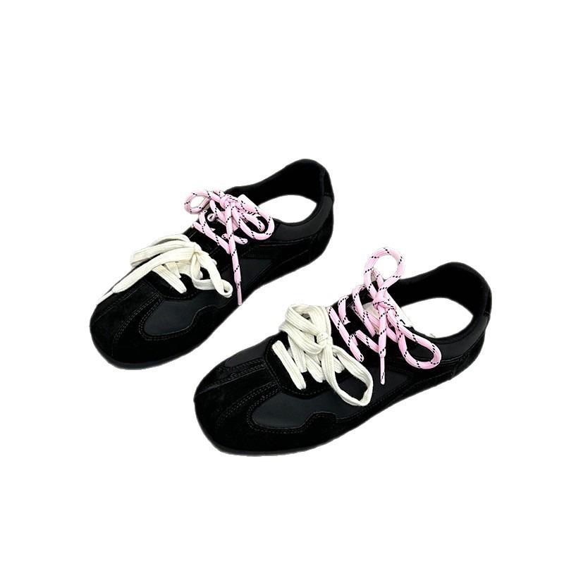 New spring and autumn retro women's flat-bottomed casual shoes fashionable versatile little white shoes women