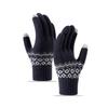 Women's Winter Velvet-Lined Touchscreen Knit Gloves - Cute, Thick, Korean Style, Cold-Proof