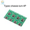 10/5/1pcs USB Type-C Breakout Board Jack 3.1 Female Connector Jack Charging Port Socket With Solder Wire PCB Converter Board