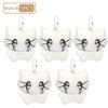 1-20PCS Cute Headphones Kitten Couple Keychain Mini Crying Cat Doll Plush Keyring Cartoon Bag Pendant Charms Party Favours