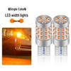 Motorcycle & Car Dual Color High Brightness T10/T15 42SMD Parking/Turn Signal W5W Tail Light Bulb