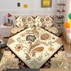 Set Biancheria da Letto per Casa Matrimoniale Copriletto Uomo Donna Stampa Paisley 3D Lussuoso Set Copripiumino in Poliestere