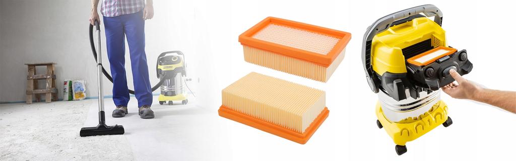 Filter for Karcher Wd4 Wd5 Wd6 Mv4 Mv5 Mv6 V20 V25 V30 Vacuum Cleaner 2.863-005