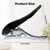 A84E-Portable Hole Punch Tool, Single Hole Puncher For Paper Plastic Cardboard, Heavy Duty Single Hole Punch For ID Card