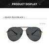 Men's Vintage Aviator Sunglasses: Polarized, Myopia-Ready, Trendy Driving Shades (Model 8851)