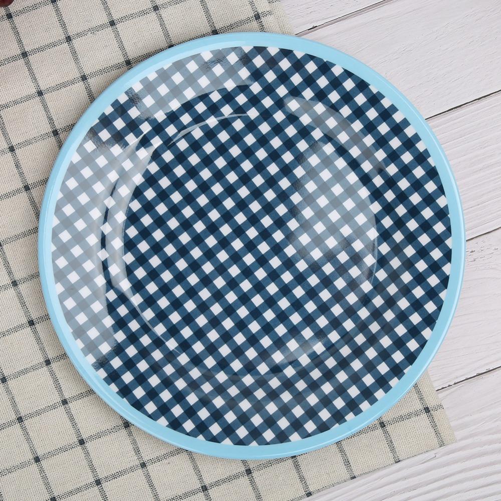 Raised Circular Food Platter Anti‑slip Bottom Organizer Tray Drink Holder Tray Fruit Arrangement Grid