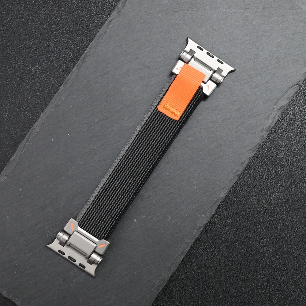 

Trail Loop Strap for Apple Watch Ultra 3 49MM Band 44mm 45 46mm Titanium Color Connector Bracelet IWatch Series 11 10 9 8 7 6 Se For Ultra 3 2 49mm сірий