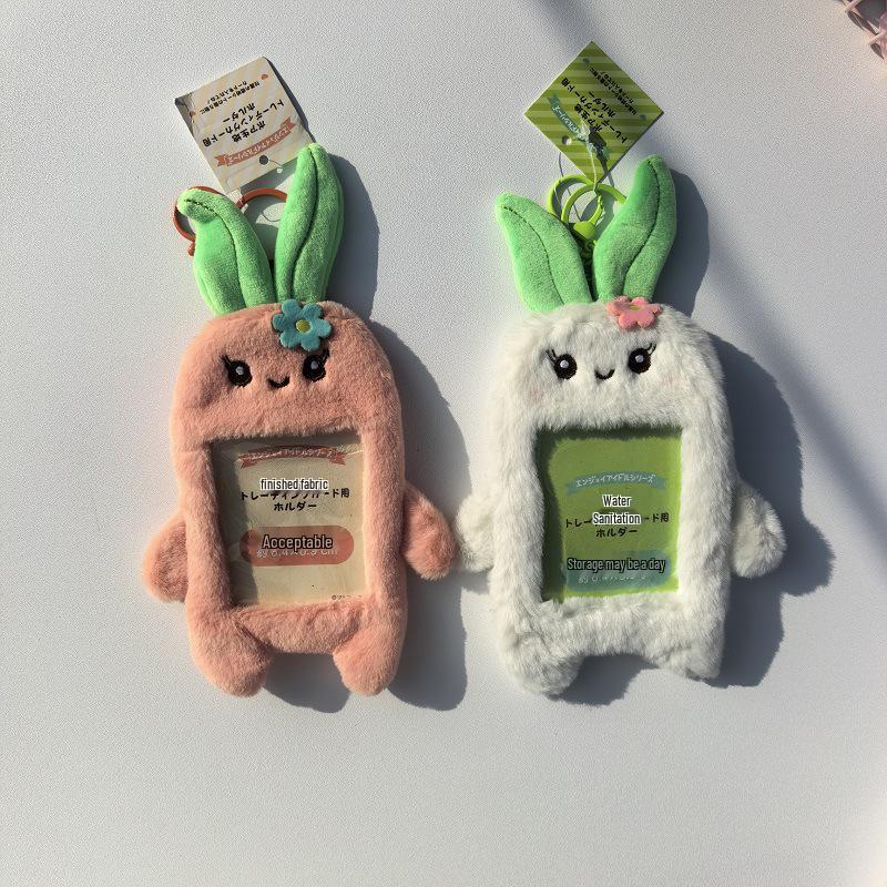 My Melody & KT Cat Plush Card Holder Pendant