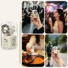 Mini Handheld Fan Transparent Cyber Portable Small Fan with Digital Display 3