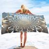 3D Beach Towel,Geometry Soft Bath Towels Highly Absorbent & Quick Dry Bath Washcloths,Sand Free Beach Towels for Adults,Kids
