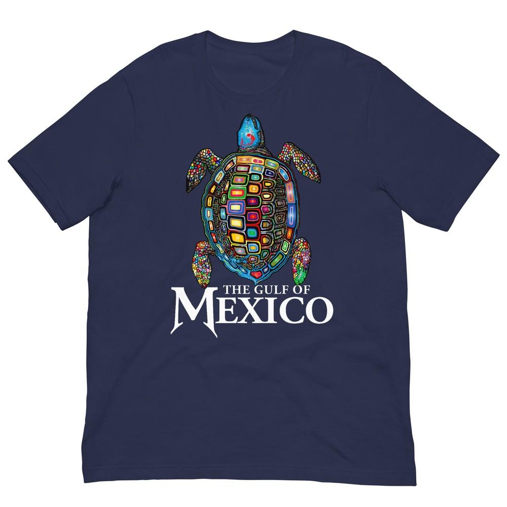 Graphic Sea Turtle Gulf Of Mexico Never Forget Trump TShirt