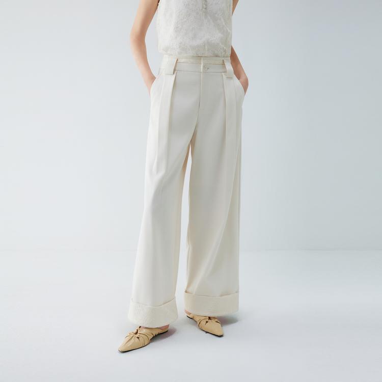 ELLE Commuter Simple Comfortable Versatile Casual Pants Women Bottoms EK51660