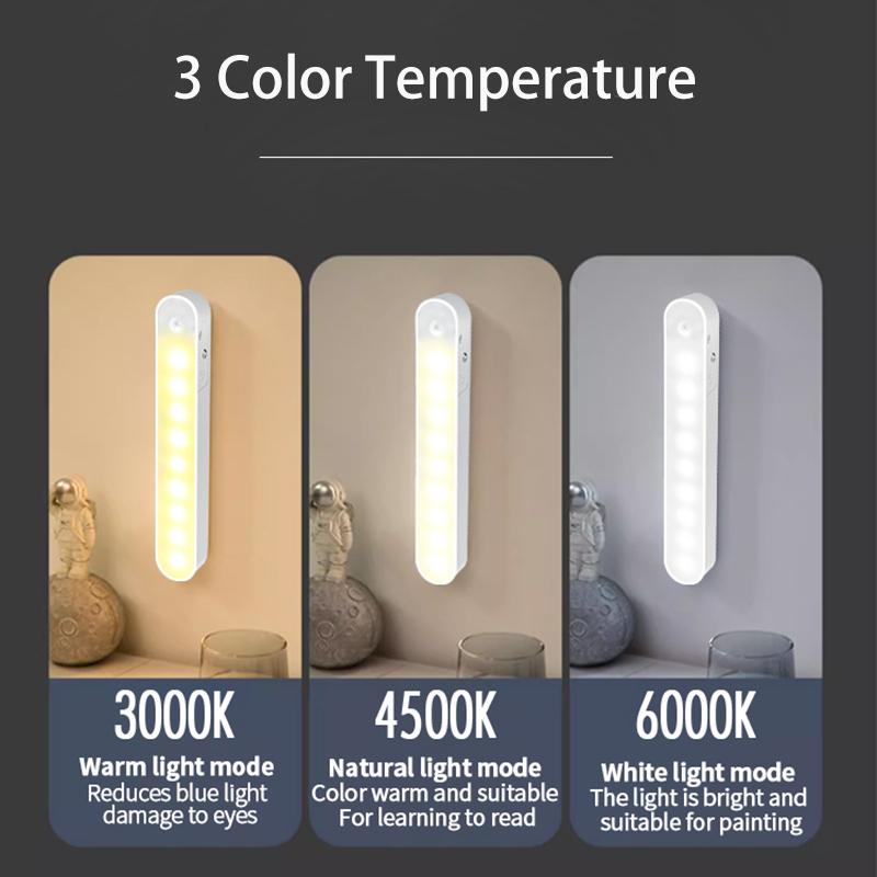 USB Rechargeable Magnetic LED Desk Lamp Adjustable Brightness Dimmable Portable Table Lamp for Office Study Bedroom Computer Use