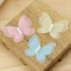 Double-layer Organza Fabric Butterfly Appliques Clothes Sewing Patch  Bridal Hair Accessories