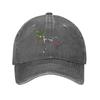 Primavera Debi Tirar Mas Fotos Gorra de Béisbol Gafas de Sol Conejitos Estampado de Protector Solar Lavado Hip Hop Sombreros Unisex-Adolescentes y2k Gorras de Béisbol