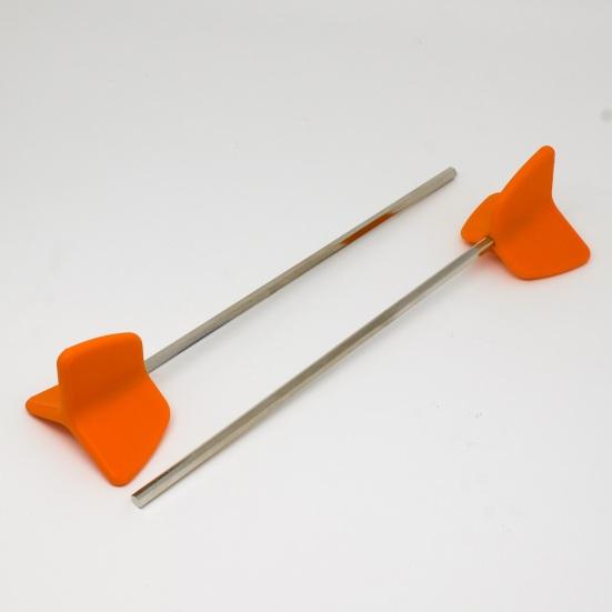 1/2Pcs Easy-Clean Silicone Drill Mixer Paddle, Non-Stick Mixing Attachment for Paint, Epoxy, Cement, Grout & Resin, Multi-Material Drill Mixing Tool