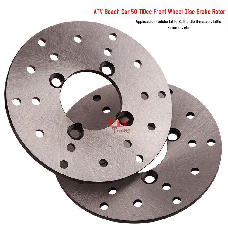 Beach ATV Off-road Motorcycle with Dual Front Disc Brakes and Brake Pads.