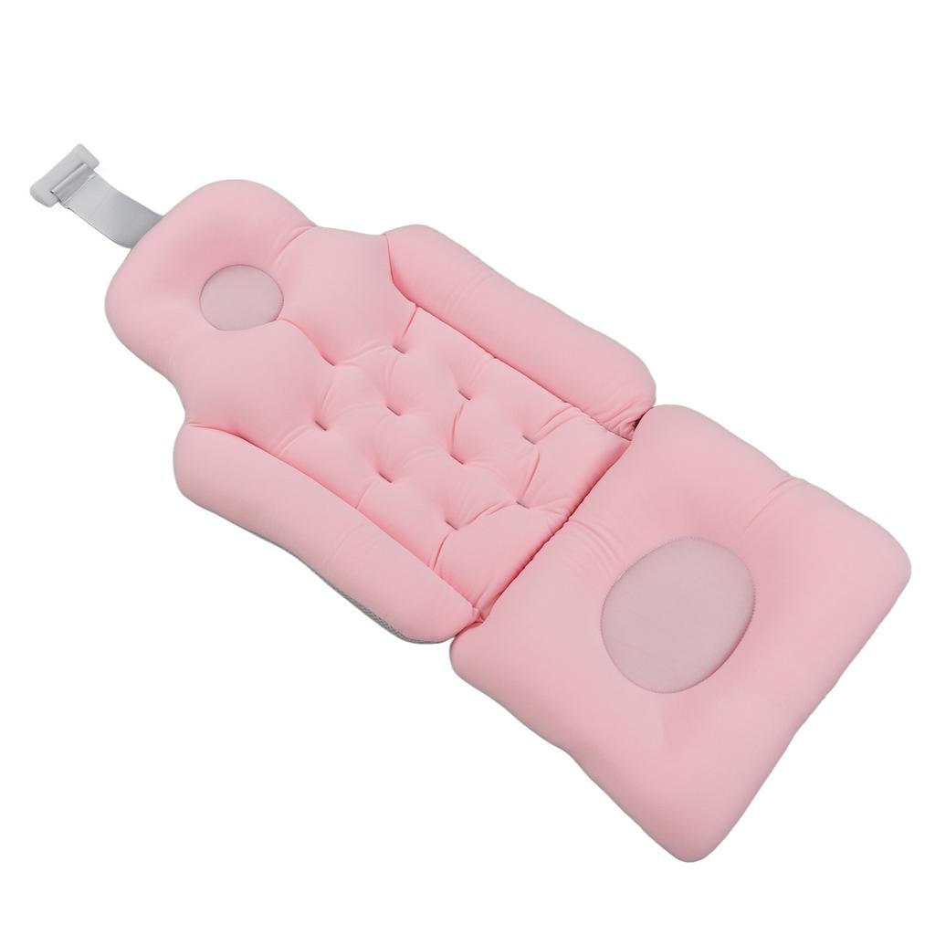 Pernă de baie pentru corp întreg pentru adulți, suport pentru cap și gât, uscare rapidă, elasticitate ridicată, orificiu de agățare, cadă de baie