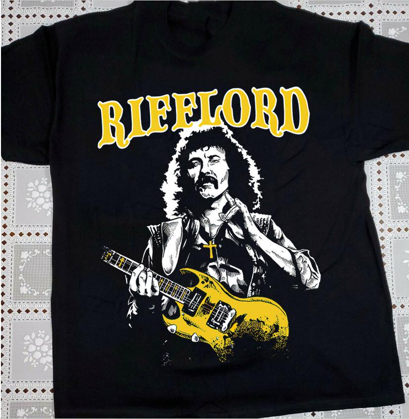 Tony Iommi Music Star Heavy Cotton Black All Size Unisex Tee Shirt Unisex T-Shirt XXXXL