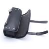 Universal Leather Motorcycle Travel Bags Saddle Bag Roll Barrel Bag Storage Tool Pouch