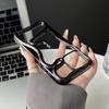 Cool 3D Snake Hollow Dissipate Heat Phone Case For iPhone 17 16 15 14 13 12 11 Pro Max White Shockproof Soft Silicone Cover