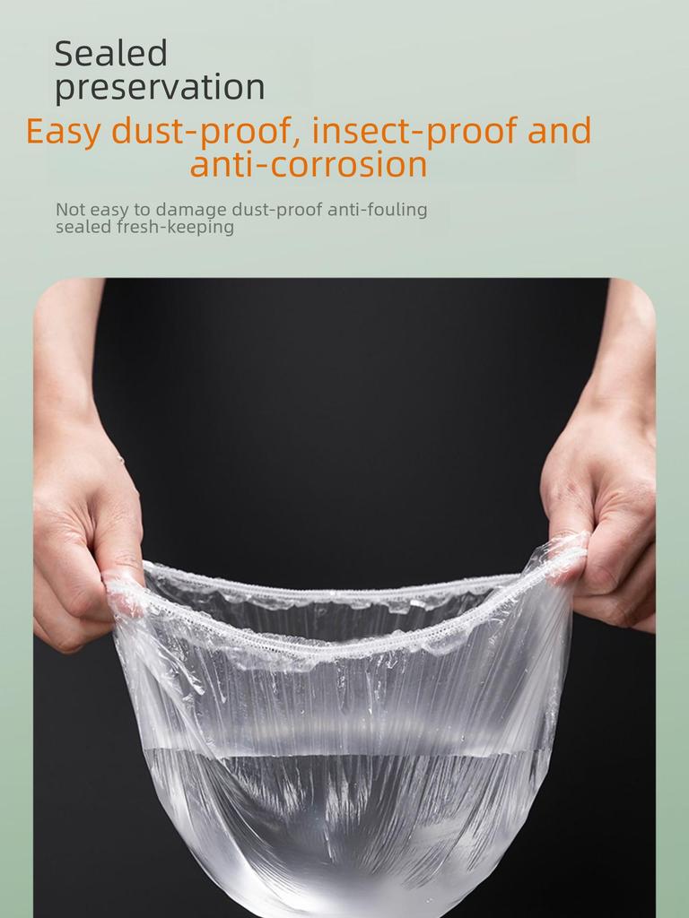 Elastické obaly na potraviny udržující čerstvost – jednorázová sada potravinářských plastových obalů