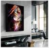 Abstract Graffiti Art Canvas Painting Pop Art Canvas Posters Modern Girls Wall Art Pictures For Living Room Wall Decor Background Wall Decoration