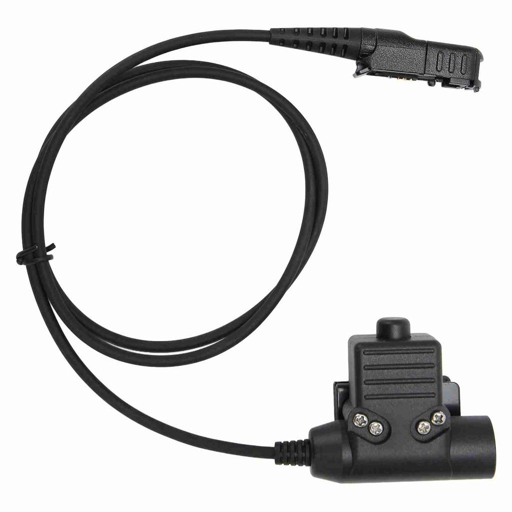 PTT Headset Adapter Push To Talk Connector for Motorola Xir P6600 P6620 XPR3300 XPR3500 MTP3250 DP2000 DEP550 MTP3100
