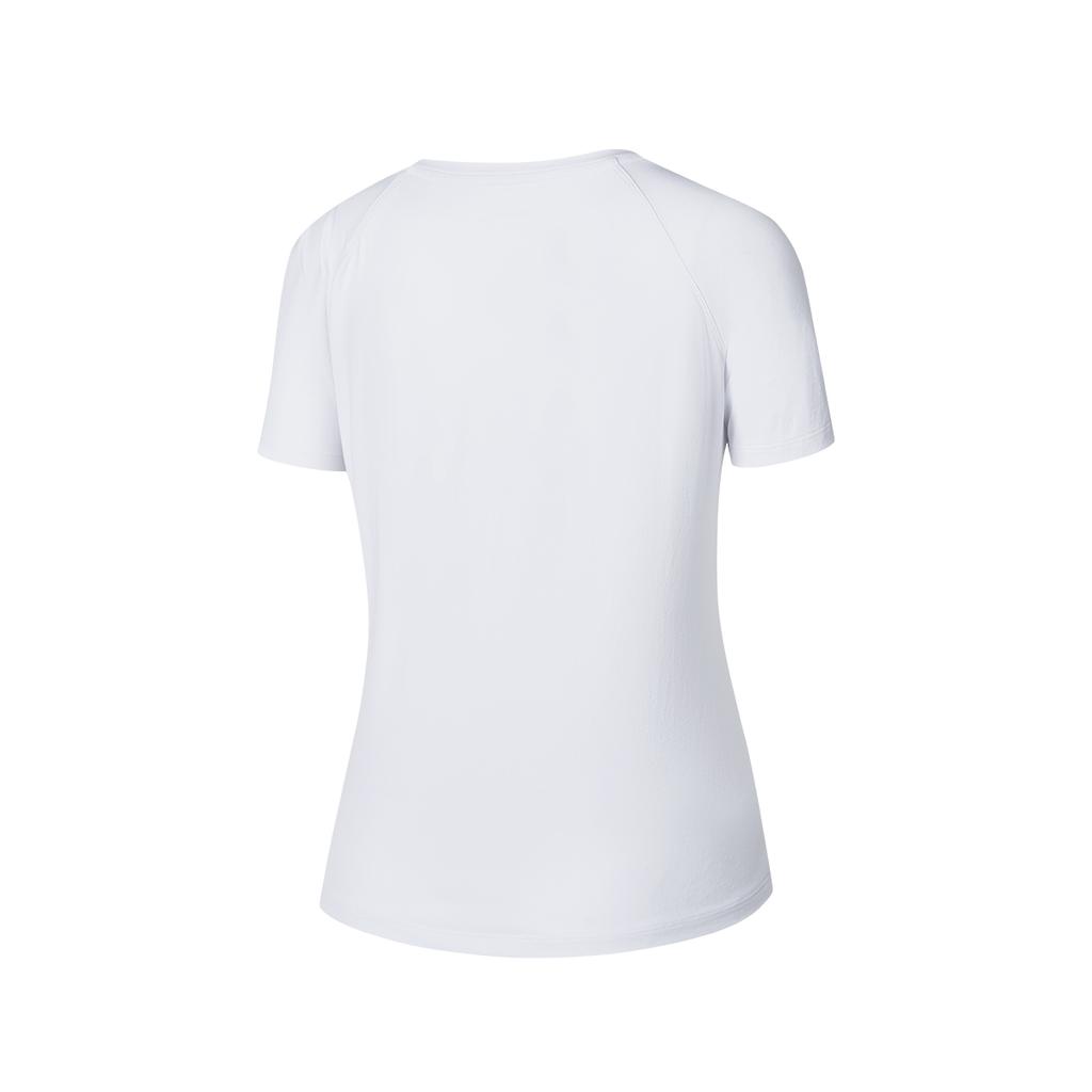 SAUCONY Simple Round Neck Pullover Raglan Short Sleeve T-Shirt Women T-Shirts Pure-White SA1259ST02L-WT023