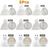 5X GU10 MR16 GU5.3 Dimmable LED Spotlight 7W 220V 110V COB Light Bulb Super Bright Table Lamp Downlight Cool White Warm White