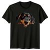 Cute Rottweiler Puppy Dog Breed Portrait Graphic TShirt