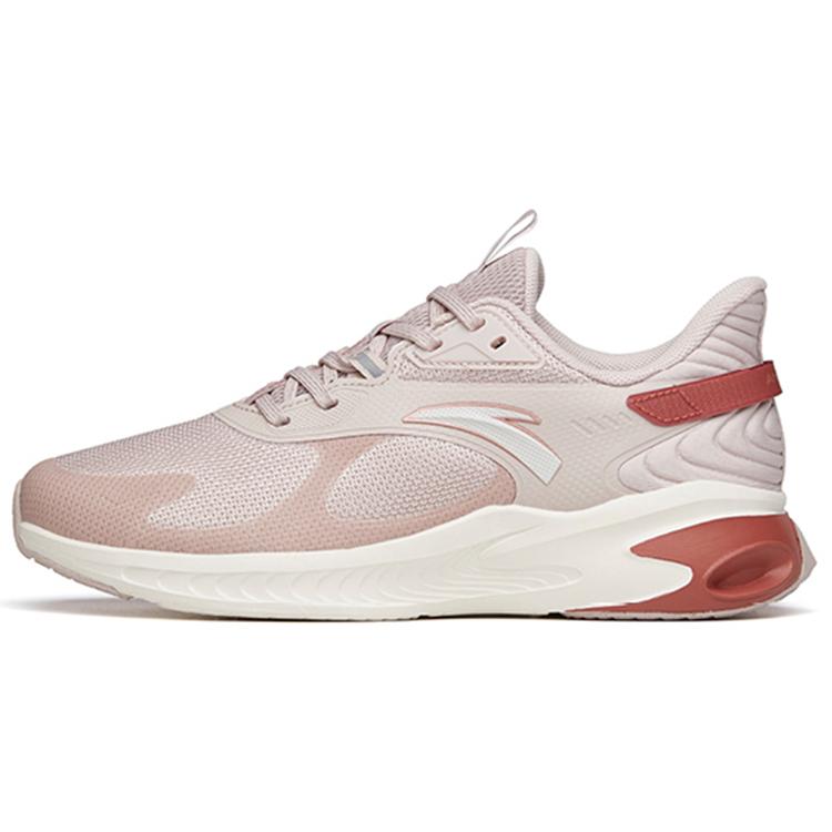 New Anta Rocket 2.0 Cushioned Abrasion Resistant Slip Resistant Low Top Running Shoes Women's Lotus Gray 122145519-3