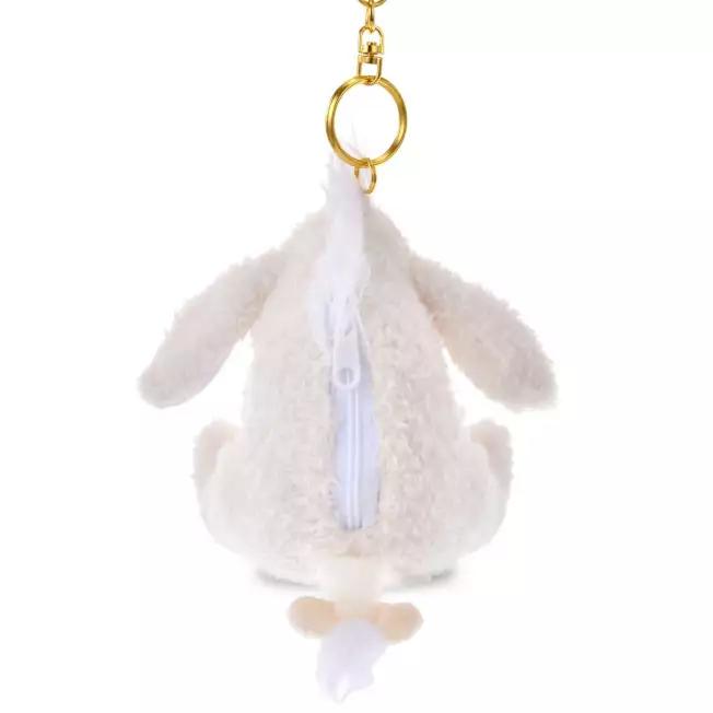 Disney Eeyore Reversible Plush Keychain ( WHITE POOH ) Japan NEW Disney Store