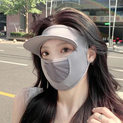 INCONTRA SUNNY Maschera Viso Protettiva Solare in Seta di Ghiaccio