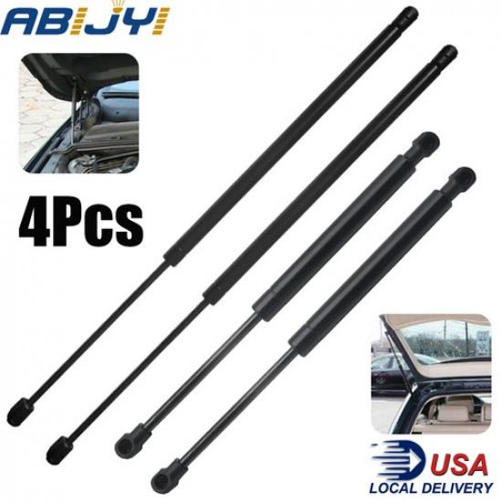 4Pcs For BMW 5Series E60 E61 2004-10 Front Hood+Rear Tailgate Gas Shock Struts