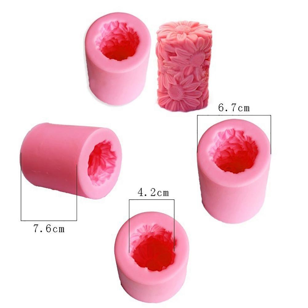 Sonnenblumen Seifenform Fondant Kuchen Dekorationsform Silikon DIY Backwerkzeug