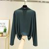 TurtleNeck Long Sleeve Tshirt Women Autumn Bottoming T-Shirts Tops Solid Slim Fit Pullovers Casual Tees Shirts Base Tees