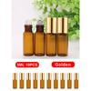 5ml /10ml Roll On Bead Bottles Steel Ball Essential Oil Mini Perfume Portable Glass Split Bottle Travel Size Bottles & Containers