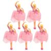 5pcs Music Box Ballet Dancer Decor Figurine Ornament Princess Music Box Princess Dance Accessories Decoration