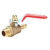 G1Celsius4   Male to 8Celsius10Celsius12mm Hose Barb   Valve Green Lever Handle Thicken Brass Valve(8mm)