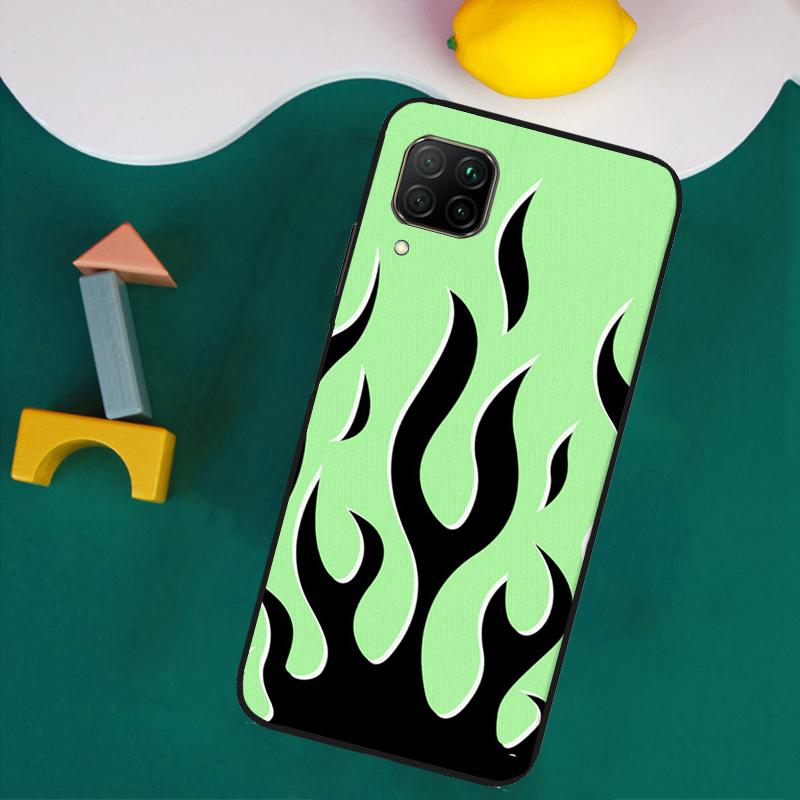 Cool Flame Colorful Pattern For Huawei Nova Y61 Y91 Y73 Y72 Y70 Y60 Y90 12s 12i 11i 8i 9 10 SE P30 P40 Lite P60 Pro Case