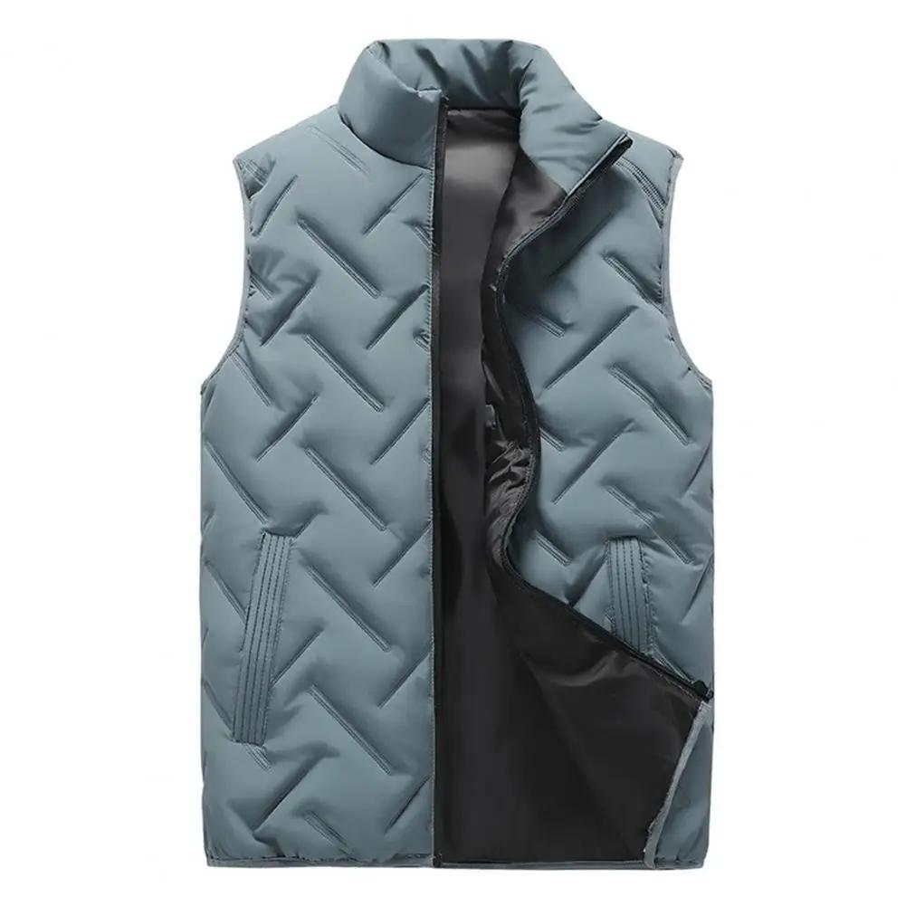 

Vest Men Autumn Jackets Thick Vests Man Sleeveless Coats Male Warm Cotton-Padded Waistcoat Men Gilet Veste Hommes XXXXXL зелений