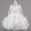 Little Girls Puffy Tulle Princess Dress For Birthday Wedding Stage Performance
