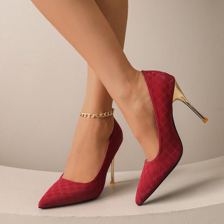 Women's Luxury Pointed-Toe High Heels, Spring 2026 Collection, Comfortable Fit, Thin Heel, Large Sizes Available.